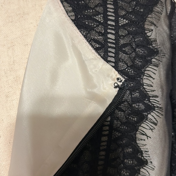 J.S. Collections Black Lace Dress, Size 16 - Picture 8 of 9